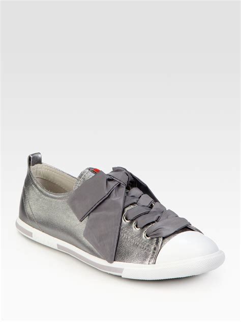 prada ribbon sneakers|farfetch prada sneakers.